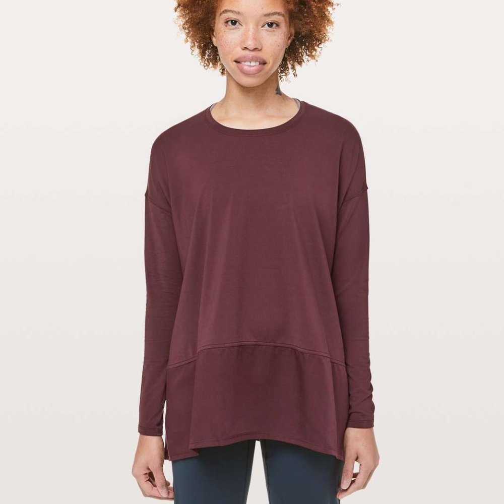 Lululemon Ease Of Mind Long Sleeve Shirt (size M)